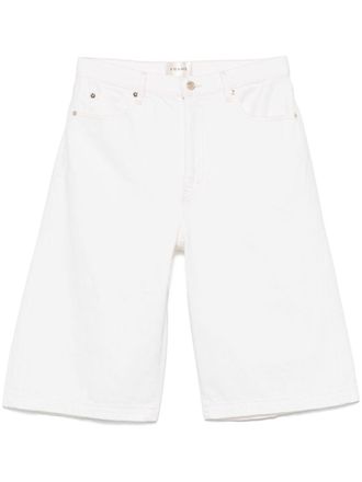 Frame Denim Katoenen shorts - Wit