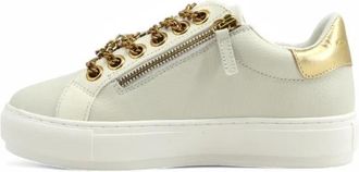 Kurt Geiger Laney Charm Sneaker - Dames - Sneakers - Wit - 40 EU - Leer - Schoenen