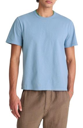Madewell Allday Garment Dyed Cotton T-Shirt in Tranquil Blue at Nordstrom, Size Xx-Large