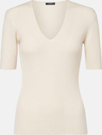 Joseph Top in maglia di lana a coste