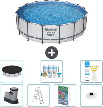 Bestway Piscina Bestway Steel Pro Max Redonda - 488x122 Cm - 8-piezas S576