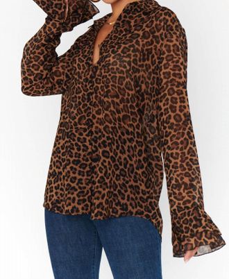 Show me your Mumu Carmela Top In Leopard Latte