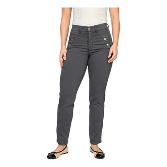 2-Biz Broeken, Dames, Grijs, 3Xl, Katoen, Karcemona Bukser