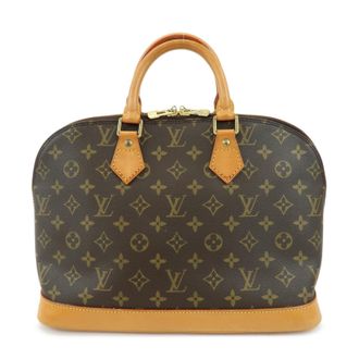 Louis Vuitton Alma Monogram Canvas Brown Canvas Handbag (Pre-Owned)