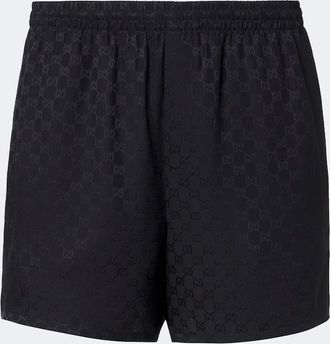 Gucci Shorts de jacquard GG de seda