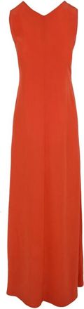 Aspesi Coral Jurk - Dames - Maxi kleedjes - Rood - M - Kleedjes