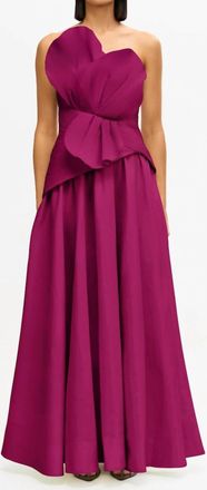 Acler Sageston Maxi Gown In Iris