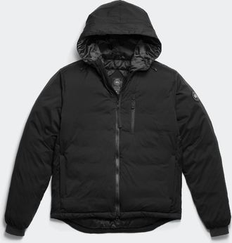 Canada Goose Manteau &agrave; capuchon Lodge - Black Label (Hommes, Stratus Grey, TG)