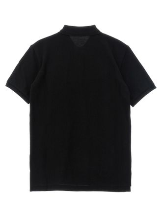 Polo Ralph Lauren Logo-Embroidered Piqu&eacute; Cotton Polo - Black