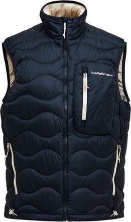 Peak Performance Helium Utility Down Vest Daunengilet f&uuml;r Herren | blau/schwarz