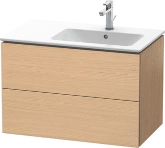 Duravit Duravit L-cube Mueble Bajo Lavabo Suspendido, 2 Cajones, Lavabo