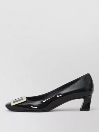 Roger Vivier leather square-toe pumps