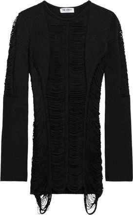 The Attico Truien & Vesten, Dames, Zwart, M, Mini Jurk