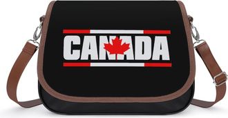 Generic Canada Flag Fashion Womens Crossbody Bags Novelty Handbag Shoulder Bag Purse