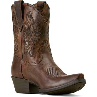 Ariat Lacona X Toe Western Boot in Mesa Brown at Nordstrom, Size 7.5