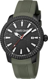 Roberto Cavalli by Franck Muller Quartz Black Dial Mens Watch