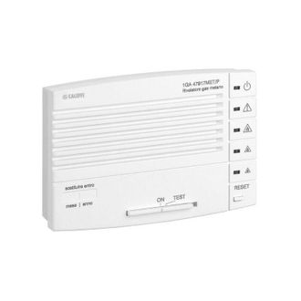 Caleffi Rilevatore fughe di gas con sensore incorporato ed uscita a rel&eacute; Caleffi 8563 Metano