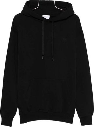 Family Fir$t Milano Hoodies, male, Black, Size: XL Black Unisex Sweatshirt with Curved Peak