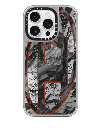 Diesel x CASETiFY moulded iPhone 16 Pro case - unisex - Polycarbonite/Thermoplastic Polyurethane (TPU) - One Size - Black