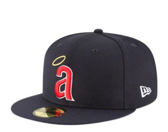 New Era Mens Snapback, Los Angeles Angels Navy Cooperstown, 6.875