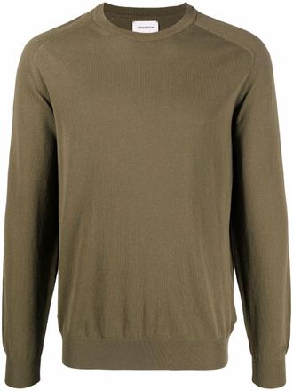 Woolrich raglan sleeve jumper - men - Linen/Flax/Cotton - S - Green