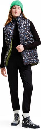 Regatta Womens Orla Kiely Printed Padded Gilet - Berry Bubble Blue - 14