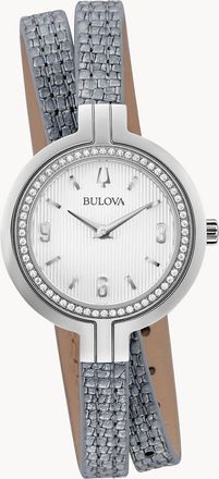 Bulova Rhapsody Leather Double Wrap Ladies Watch