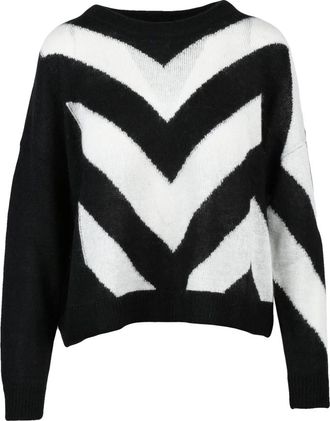 Pennyblack Truien & Vesten, Dames, Zwart, S, Ronde hals gebreid