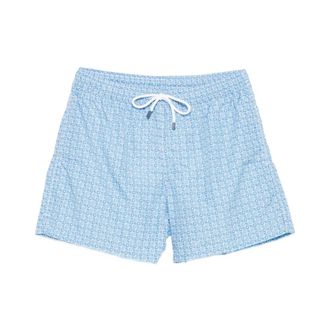 Fedeli Beachwear, male, Blue, Size: S Swim Shorts