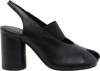 Maison Margiela Black Anatomic Numeric Slingback