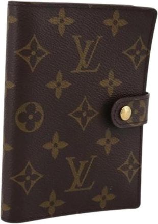 Louis Vuitton Pre-owned Day Planner Cover - Dames - Vintage Accessoires - Bruin - ONE Size - Vintage