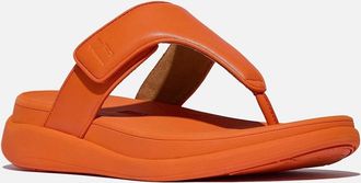 FitFlop Womens Fitflop F-Mode Go Polyurethane Womens Satsuma Sandals - Orange - Size: 7
