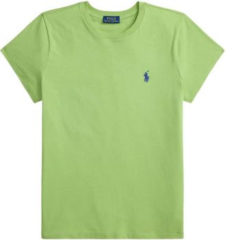 Ralph Lauren Green Crew Neck Embroidered Logo T-Shirt