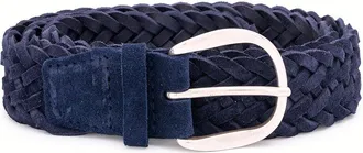 Orciani Plot Braided Suede Classic Belt