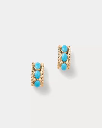Lilly Pulitzer Sunshine Grove Hoop Earrings