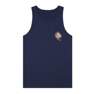 Hurley Tank Printing Press Disques Tank Top f&uuml;r Herren | blau
