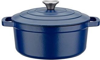 GSW Blue Magic - Pentola - &oslash; 24 cm - Ghisa dacciaio - Blu - Tutti i piani cottura inclusa linduzione