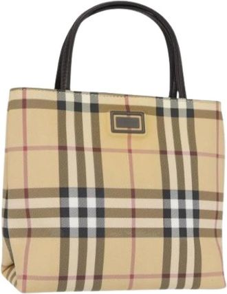 Burberry Pre-owned Mini Bags, female, Beige, Size: ONE SIZE Pre-owned Mini Hand Bag