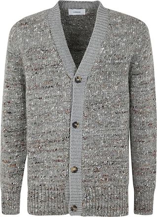 Lardini Gebreide Trui - Heren - Vesten - Grijs - S - Truien & Vesten
