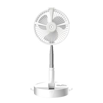 OEM Ventilador Port&aacute;til Plegable H9, Humidificador Multifuncional Y Pulverizador De Agua, Recargable, Con Luz Nocturna Integrada Y Alimentaci&oacute;n Usb