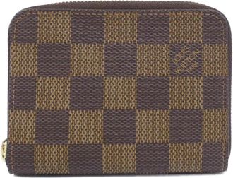 Louis Vuitton Damier Ebene Coated Canvas Coin Purse/Coin Case (Pre-Owned)