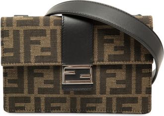 Fendi Pre-owned Fendi Zucca Canvas Convertible Baguette Pouch Ladies V3MV2IKKULIV3XTE