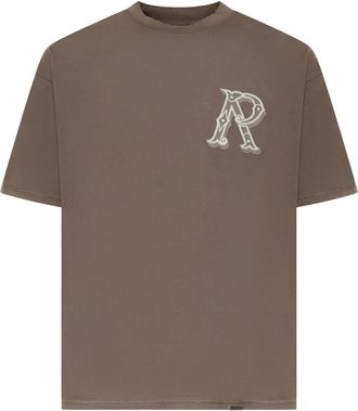 Represent Western Initial T-Shirt - Heren - T-shirts - Bruin - 2XL - Katoen - Tops