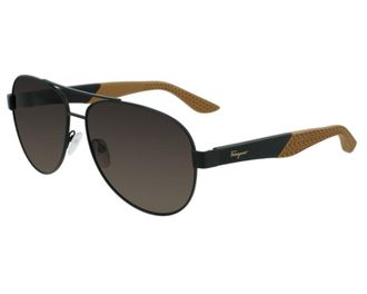 Ferragamo Brown Pilot Mens Sunglasses SF275SN 071 62