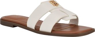 Tommy Hilfiger Pixee Slide Sandal in White at Nordstrom, Size 7.5