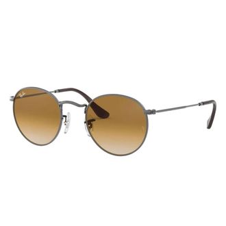 Ray-Ban Ronde Metalen Zonnebril - unisex - Zonnebrillen - Zwart - 50 MM - Accessoires