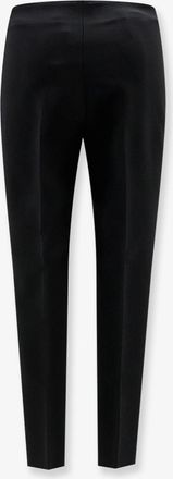 R&oacute;he Womens Trousers Cigarette Leg Black Viscose