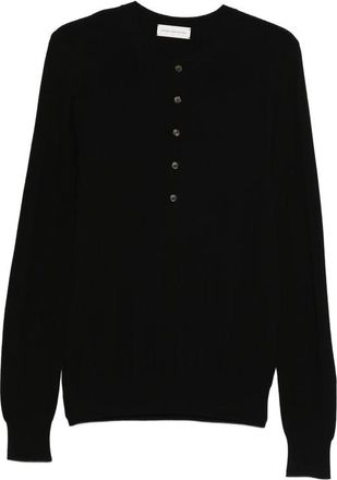 Dries Van Noten Button Knitted Polo Shirt