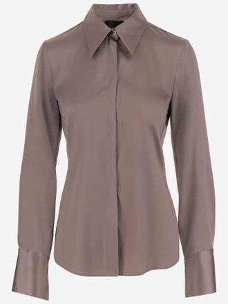 F.it F.It Stretch Silk Shirt