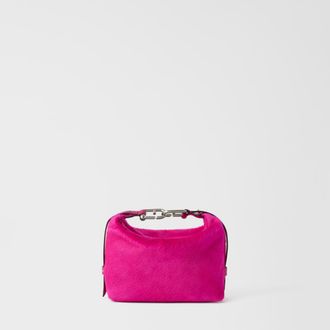 Furla Tonie Borsa A Spalla Ciclamino Purple Viola Pelle Di Vitello Effetto Cavallino Donna
